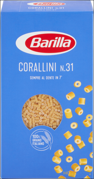 BARILLA PASTINA CORALLINI 500 GR