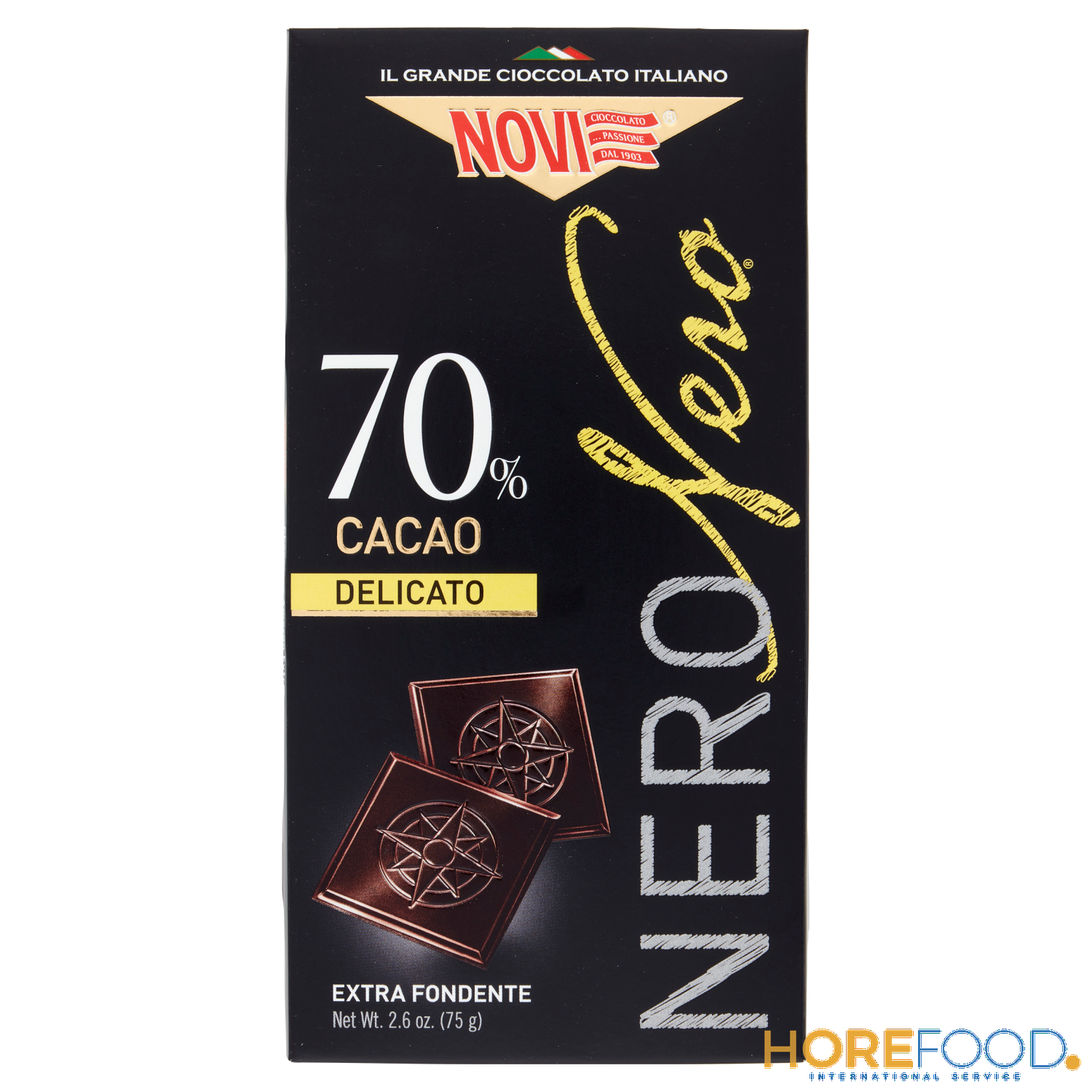 Neronero Fondente 70%, 75 g - NOVI