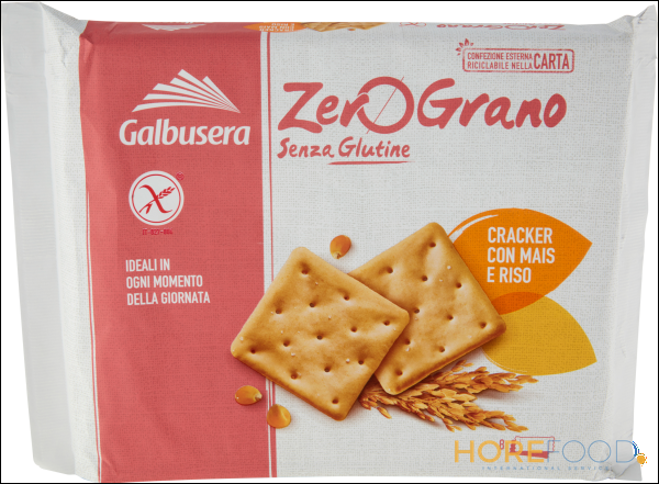 GALBUSERA ZEROGRANO CRACKER SENZA GLUTINE 320 GR