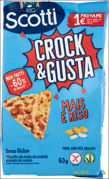 SCOTTI CROCK&GUSTA MAIS E RISO 60G