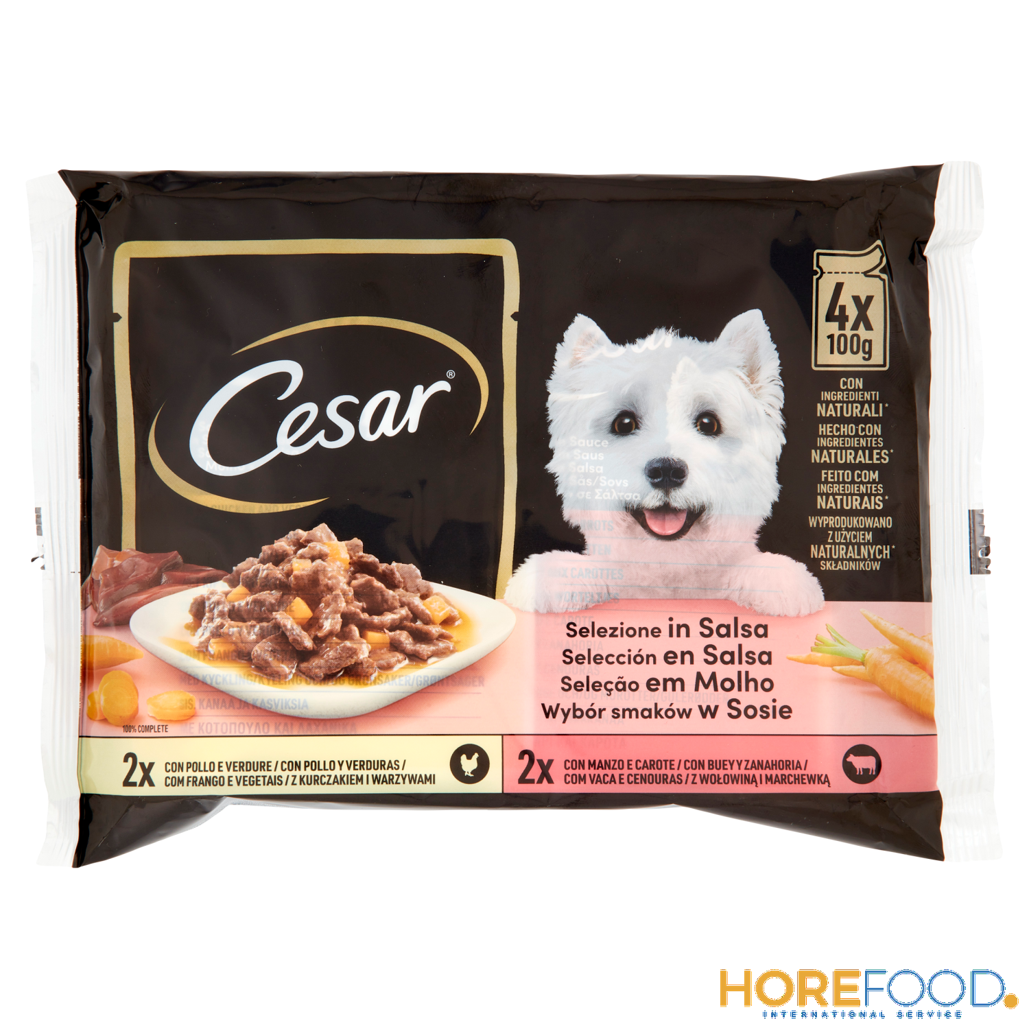 CESAR DELIZIE IN SALSA GR100X4 400 GR
