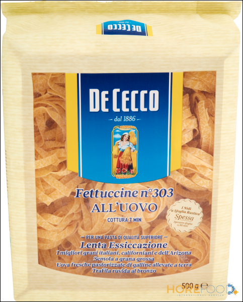 DE CECCO FETTUCCINE N°303 ALL'UOVO 500 GR