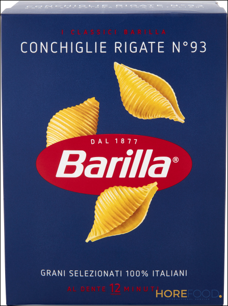 BARILLA PASTA DI SEMOLA CONCHIGLIE RIGATE N.93 500 GR