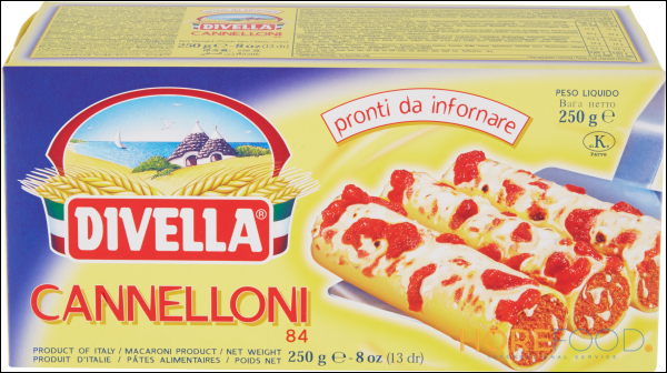 DIVELLA CANNELLONI SEMOLA 250 GR