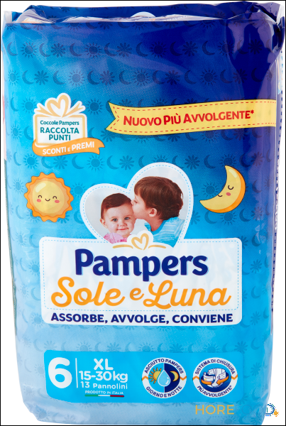PAMPERS SOLE E LUNA XL 13 PZ