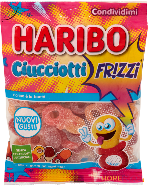 HARIBO CIUCCIOTTI FRIZZ 175 GR
