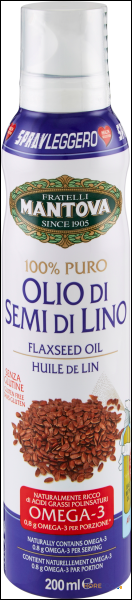 MANTOVA SPRAY OLIO DI SEMI DI LINO 200 ML
