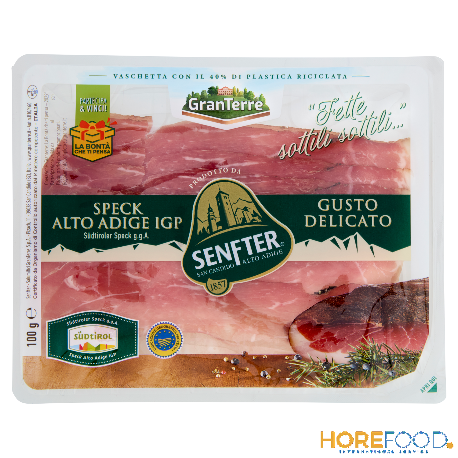 SENFTER SPECK ALTO ADIGE 100GR