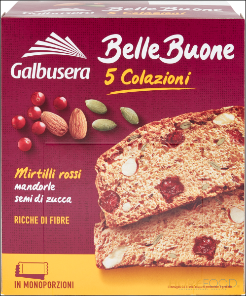 GALBUSERA BELLE BUONE FETTE BISCOTTATE MIRTILLI E MANDORLE 200 GR