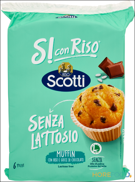 SCOTTI MUFFIN GOCCE SENZA LATTOSIO 252 GR