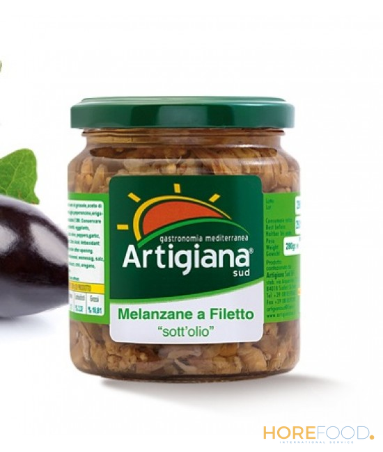 ARTIGIANA SUD MELANZANE A FILETTO 280 GR