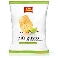 SAN CARLO PATATINE PIU' GUSTO LIME 50 GR