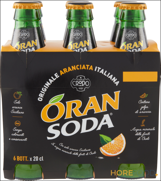 ORANSODA IN VETRO 20 CL X6