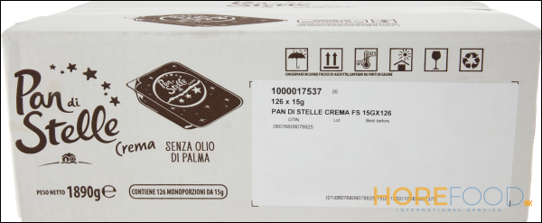 PANDISTELLE CREMA MONOPORZIONE 15G X 126 PZ