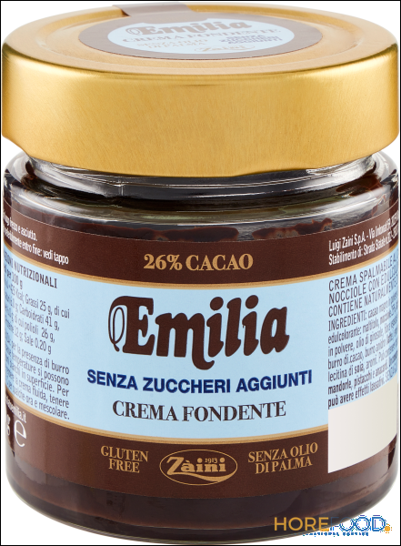 ZAINI EMILIA CREMA FONDENTE SENZA ZUCCHERI AGGIU 200 GR