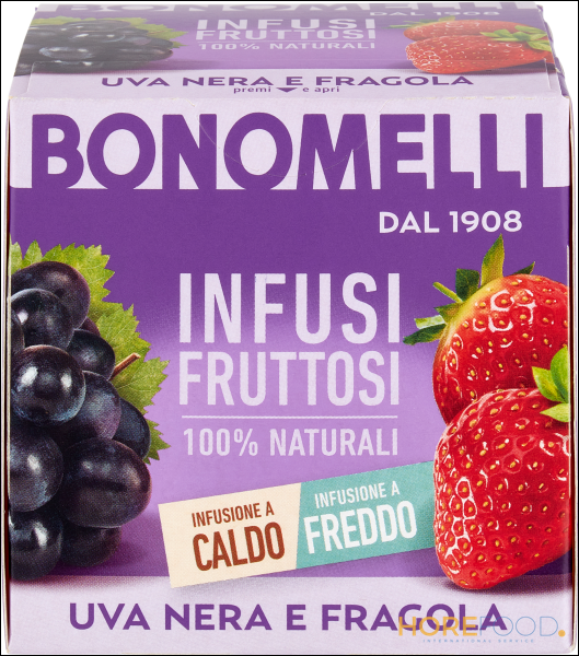 BONOMELLI INFUSI UVA NERA E FRAGOLA 24 GR