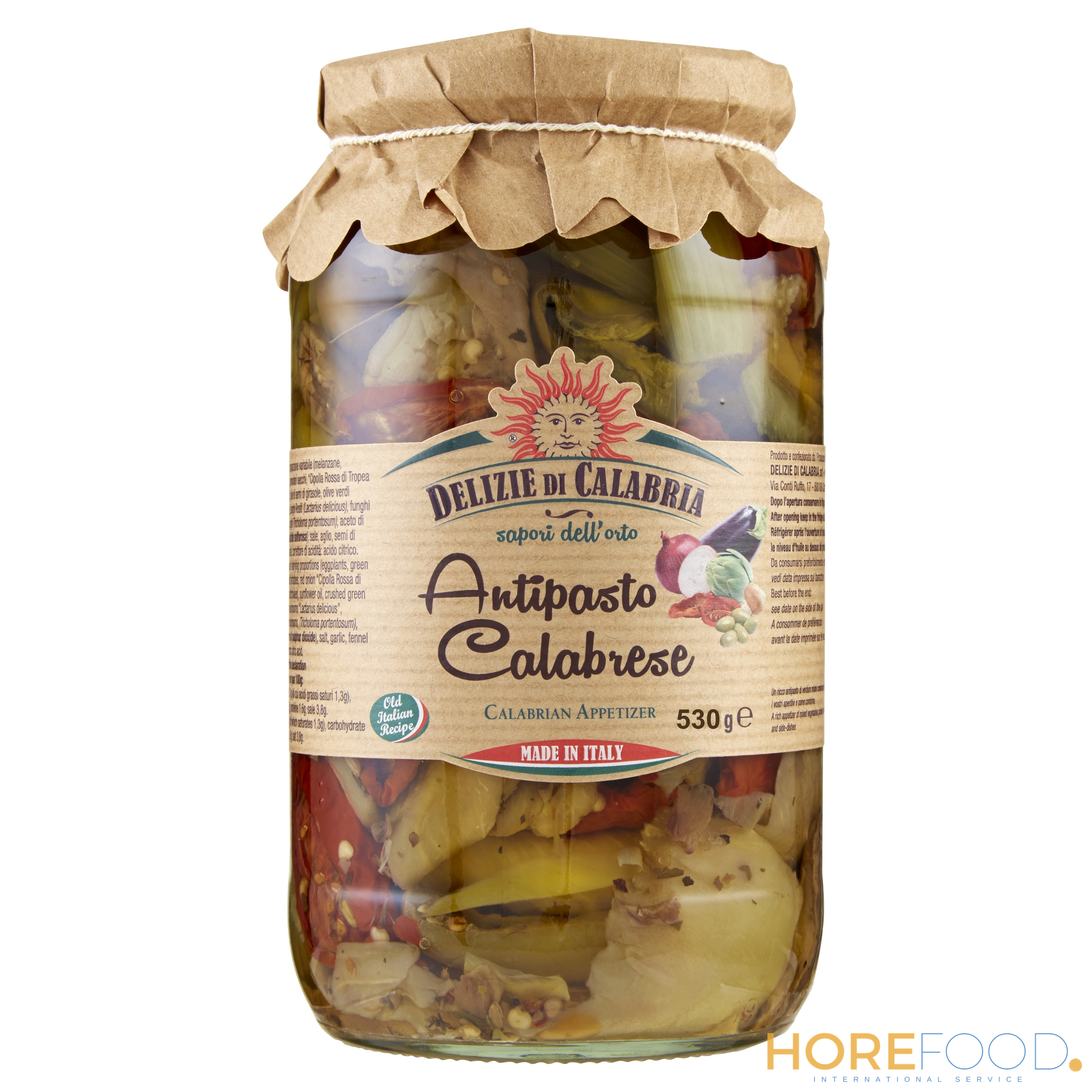 DELIZIE CALABRIA ANTIPASTO CALABRESE 530 GR