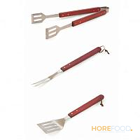 SET 3PZ BARBECUE ACCIAO 1 PZ