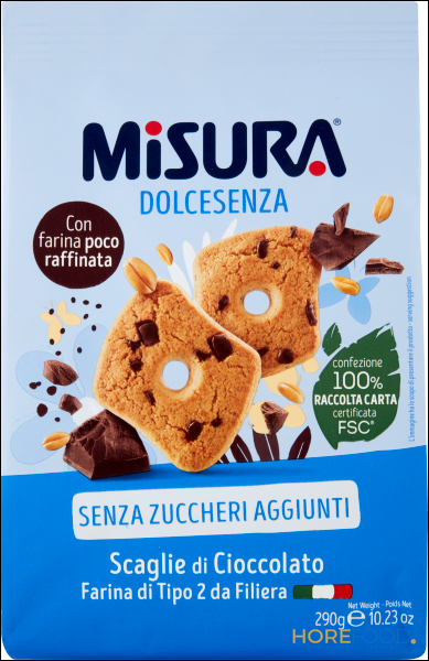 MISURA FROLLINI GOCCE CIOCCOLATO SENZA ZUCCHERI AGG 290 GR