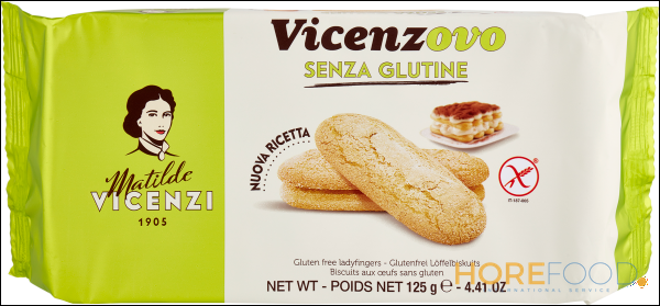 VICENZI SAVOIARDI SENZA GLUTINE 125 GR