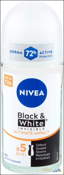 NIVEA DEOROL B&W INVIS. 50 ML