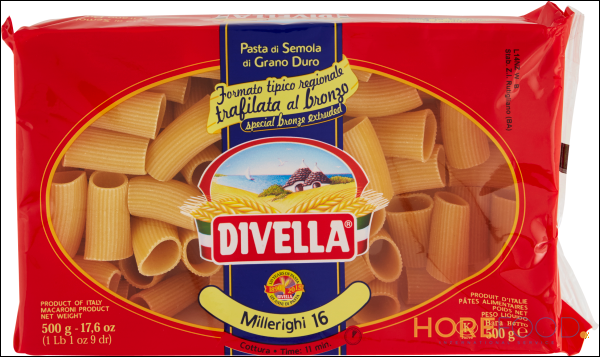 DIVELLA FORMATI SPECIALI PACCHERI RIGATI 500 GR