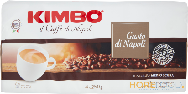 KIMBO GUSTO NAPOLI 250G X4