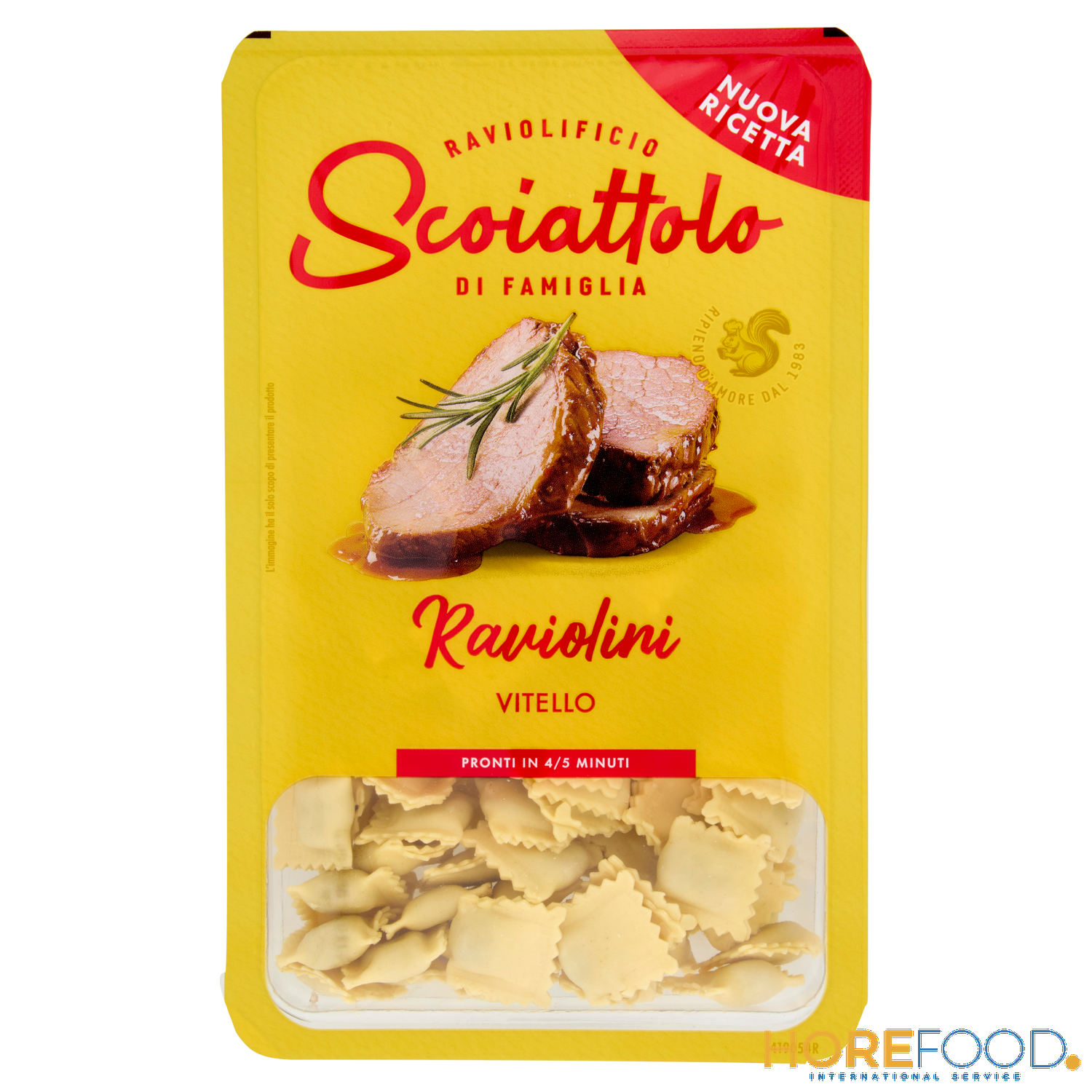SCOIATTOLO RAVIOLINI AL VITELLO 200 GR
