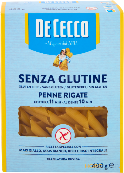 DE CECCO PENNE RIGATE SENZA GLUTINE 400 GR