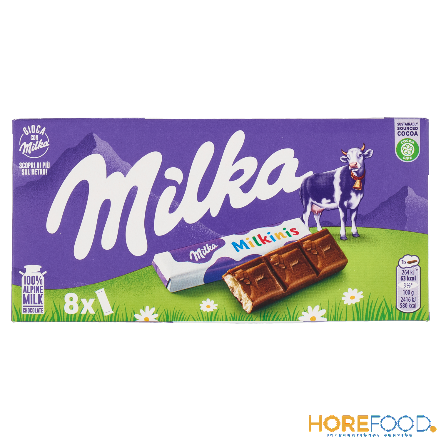 Barretta Cioccolato a Latte, 87 g - MILKA