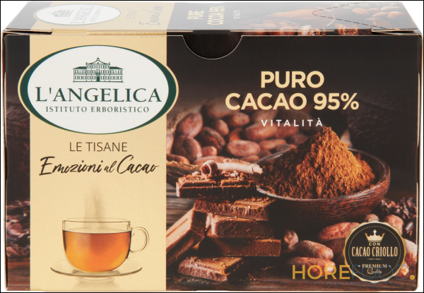 L'ANGELICA TISANE CACAO PURO 36 PZ