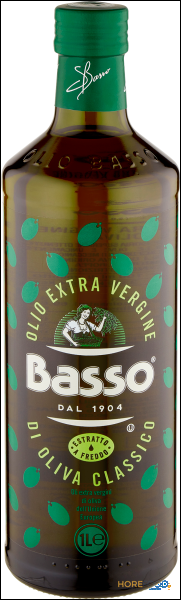 BASSO OLIO EXTRAVERGINE OLIVA 1 LT