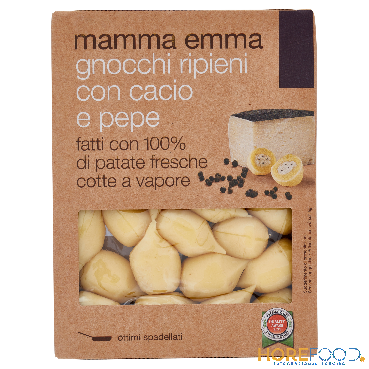 MAMMA EMMA GNOCCHI RIPIENI CACIO E PEPE 350 GR