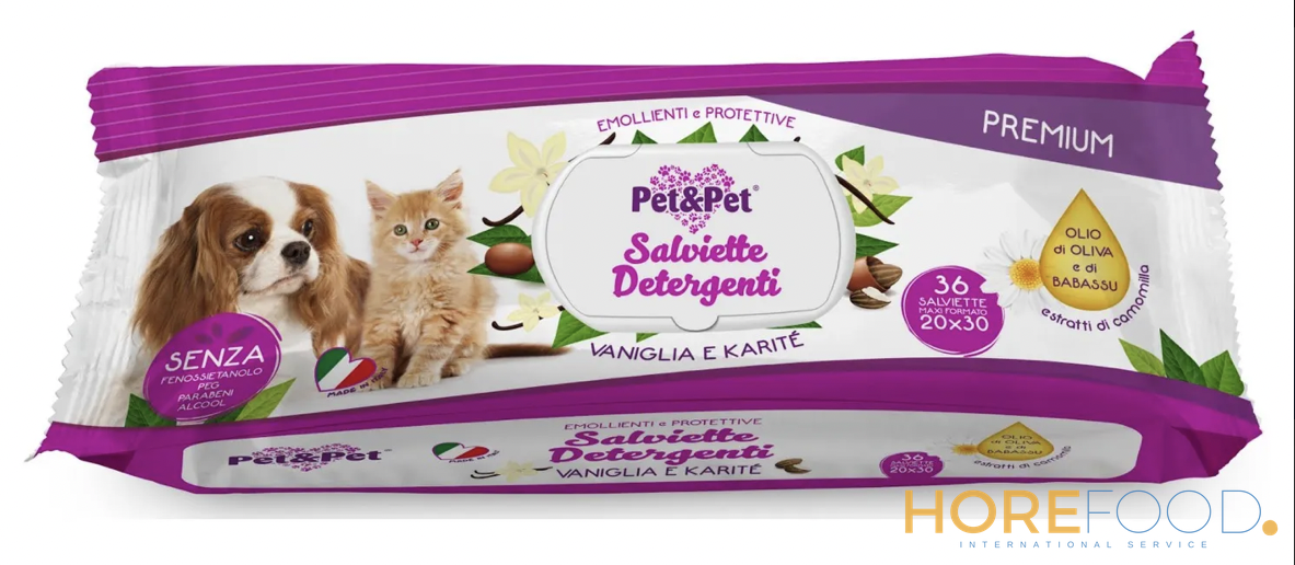 PET&PET SALVIETTINE CANE&GATTI 36 PZ