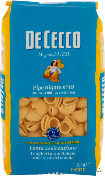 DE CECCO PIPE RIGATE N.49 500 GR