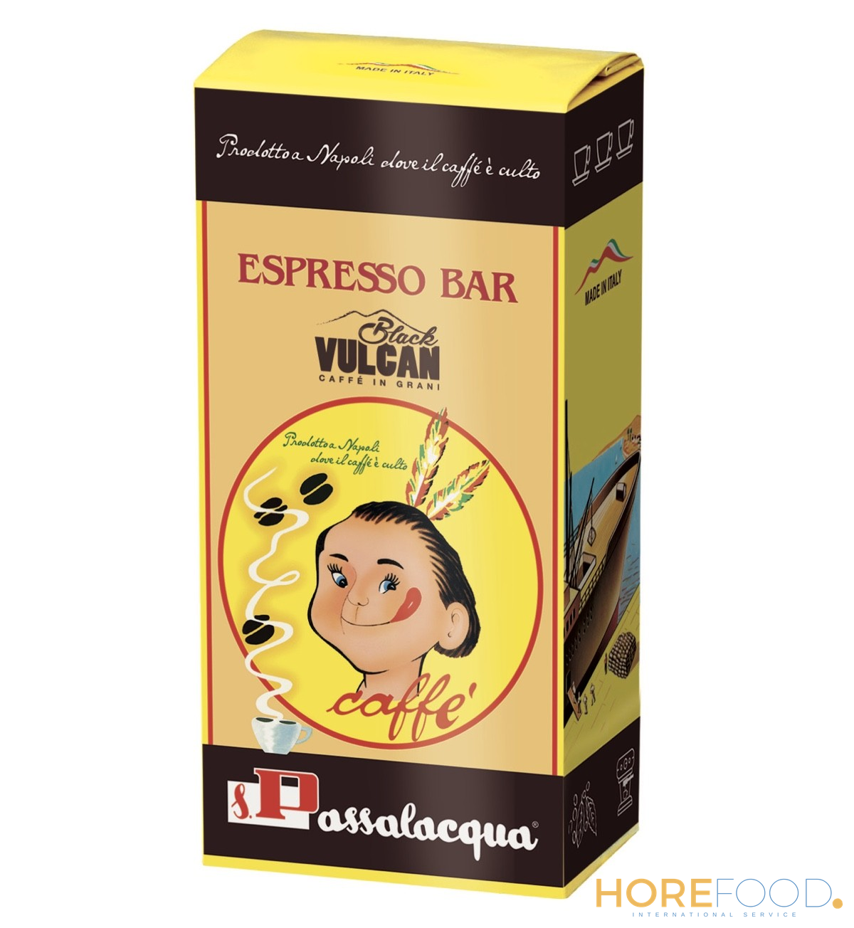 PASSALACQUA BLACK VULCAN IN GRANI 500 GR