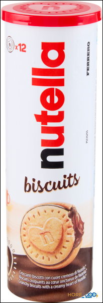 NUTELLA BISCUITS TUBO T12 168 GR