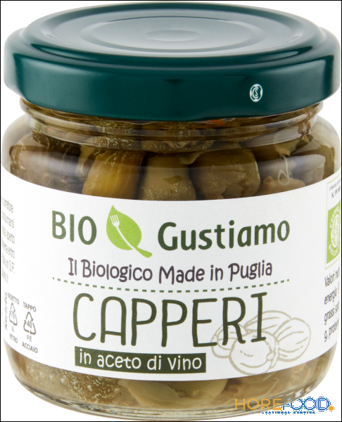 BIO GUSTIAMO CAPPERI IN ACETO 100 GR