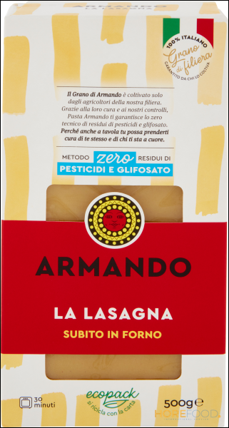 ARMANDO LA LASAGNA SEMOLA PASTA 500 GR