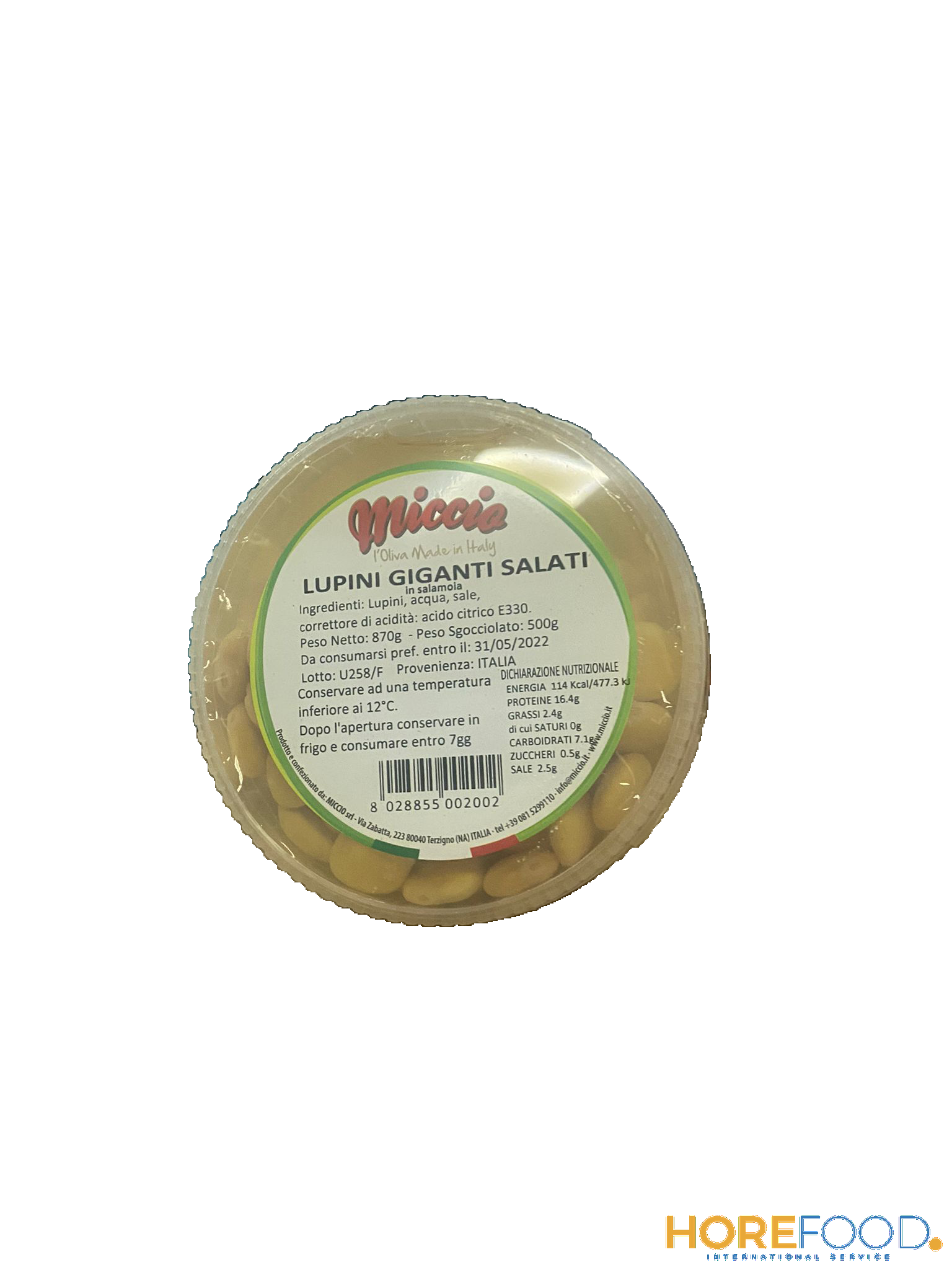 MICCIO LUPINI GIGANTI 500 GR