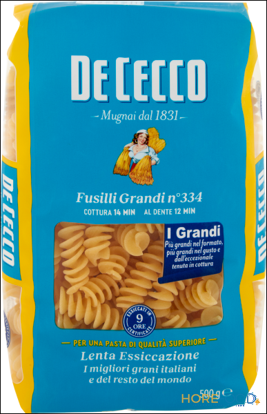 DE CECCO FUSILLI GRANDI N.334 500 GR