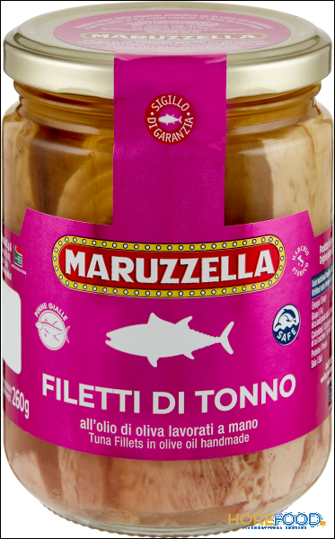 MARUZZELLA FILETTI DI TONNO ROSA ALL'OLIO DI OLIVA 400 GR