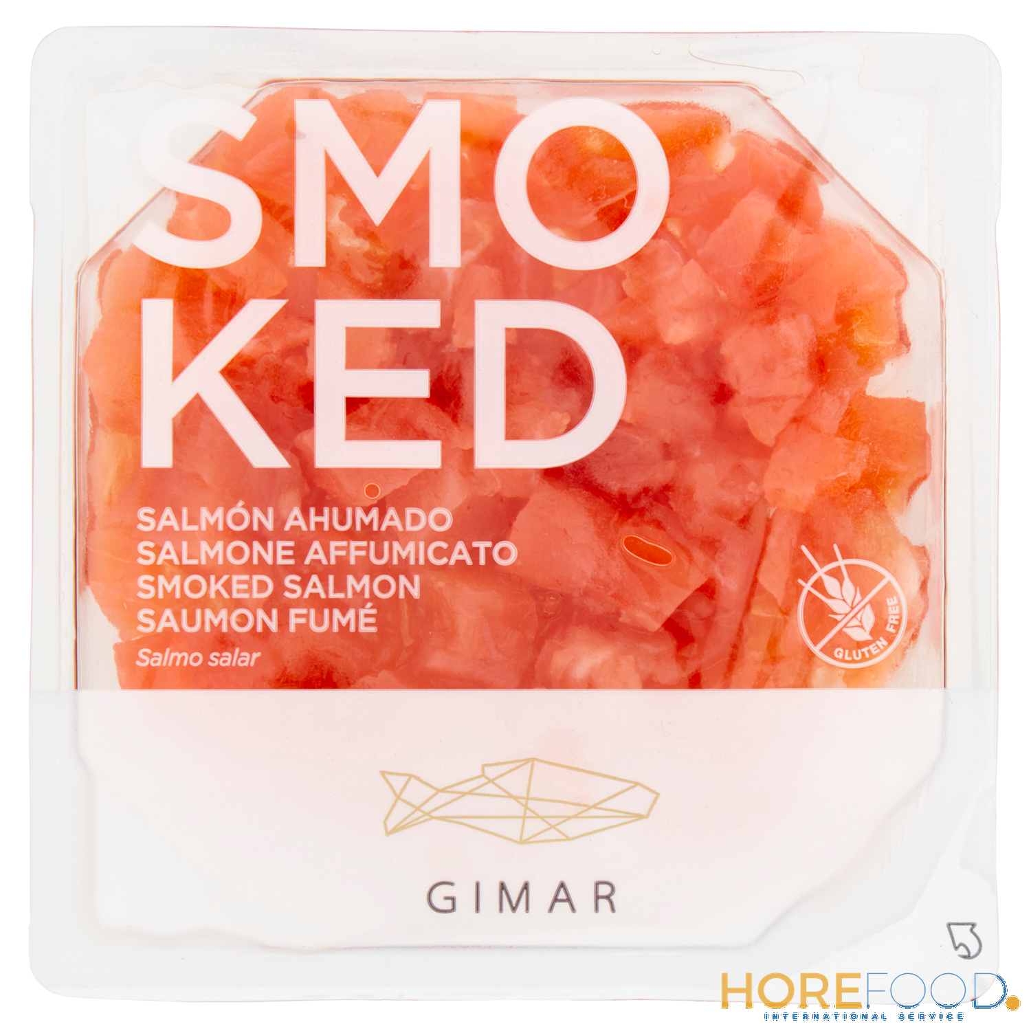 SMOKED SALMONE AFFUMICATO A CUBETTI 70 GR