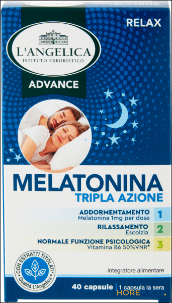 L'ANGELICA MELATONINA TRIPLA AZIONE 40 PZ