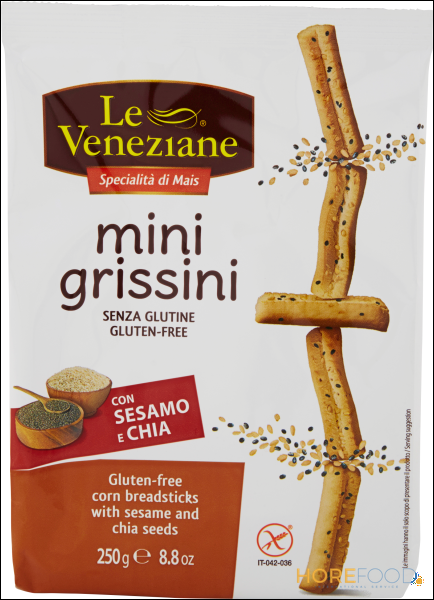 LE VENEZIANE MINI GRISSINI SESAMO E CHIA SENZA GLUTINE 250 GR