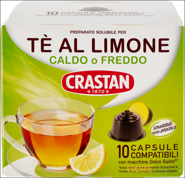 CRASTAN TE LIMONE CAPSULE DOLCE GUSTO 10 CAPSULE