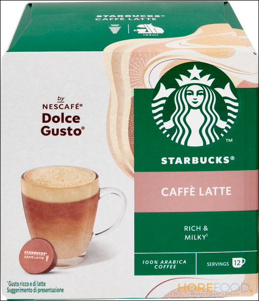 STARBUCKS CAFFE LATTE CAPSULE 121 GR