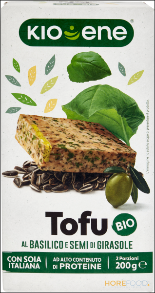 KIOENE TOFU AL BASILICO SEMI GIRASOLE BIO 200 GR