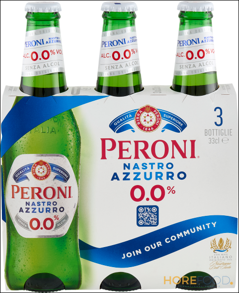 NASTRO AZZURRO BIRRA ZERO X3 990 ML