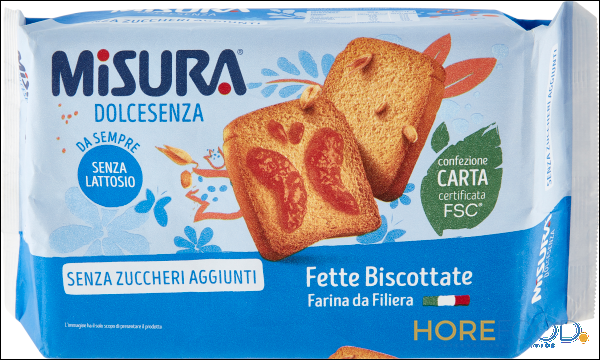 MISURA FETTE SENZA ZUCCHERO X42 320 GR